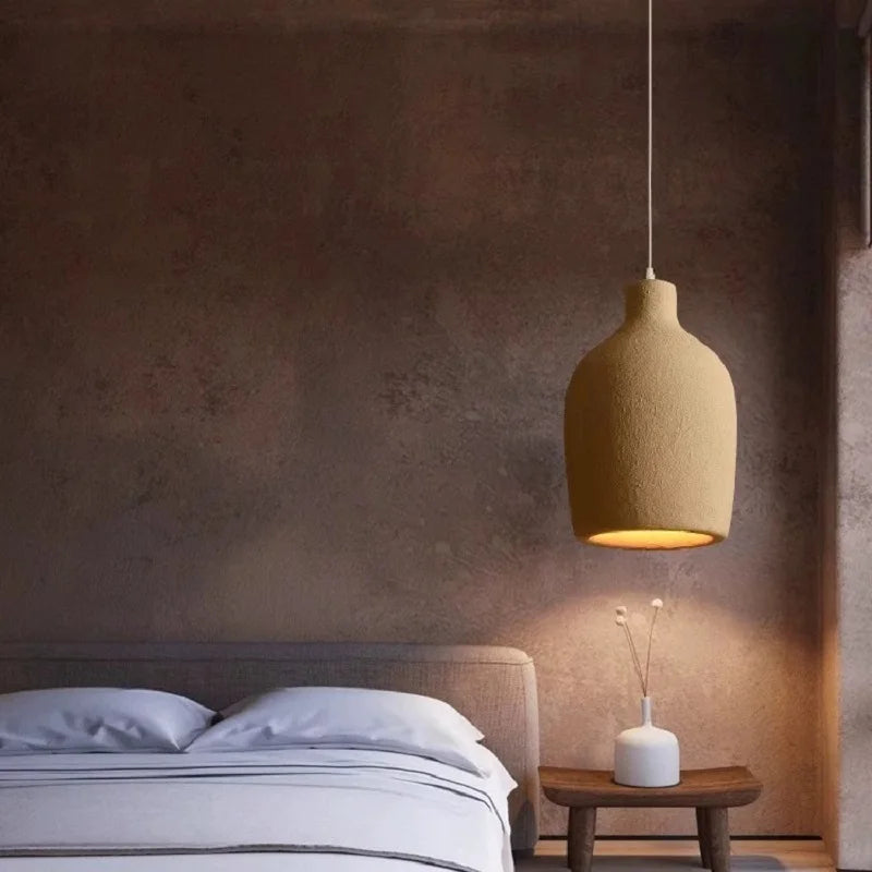 Modern "Wabi-Sabi" pendant light