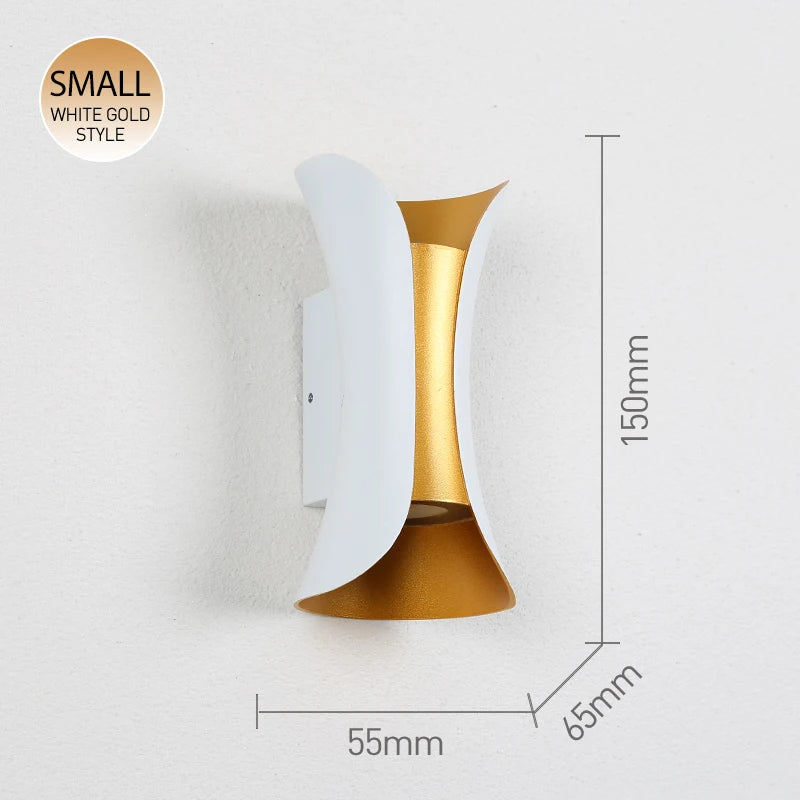 Waterproof outdoor wall lights
