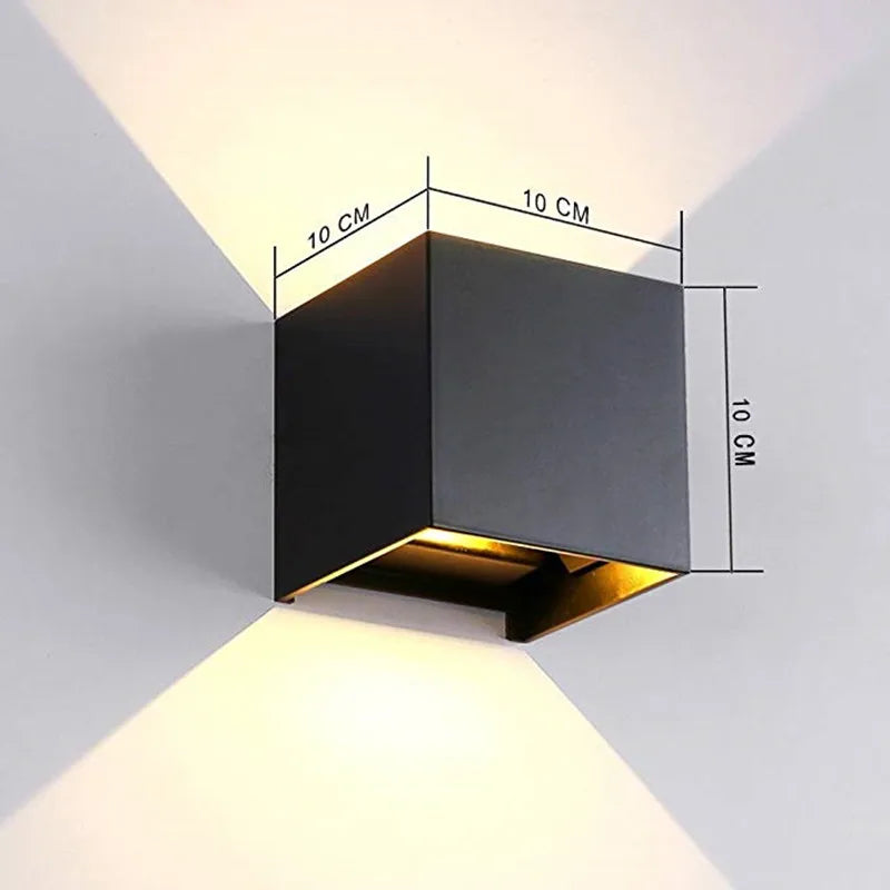 Waterproof modern nordic style indoor wall lamp