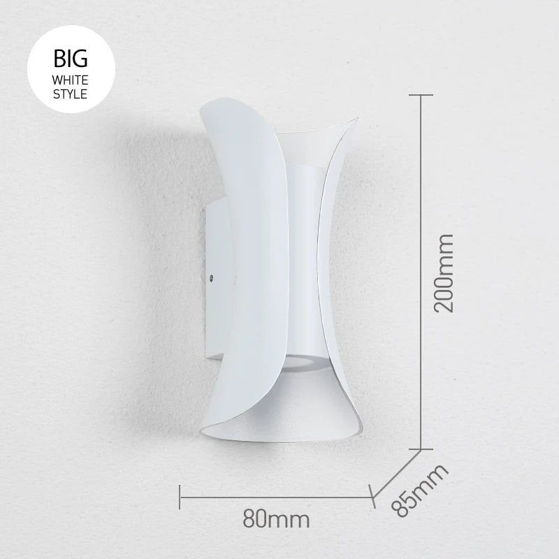 Waterproof outdoor wall lights