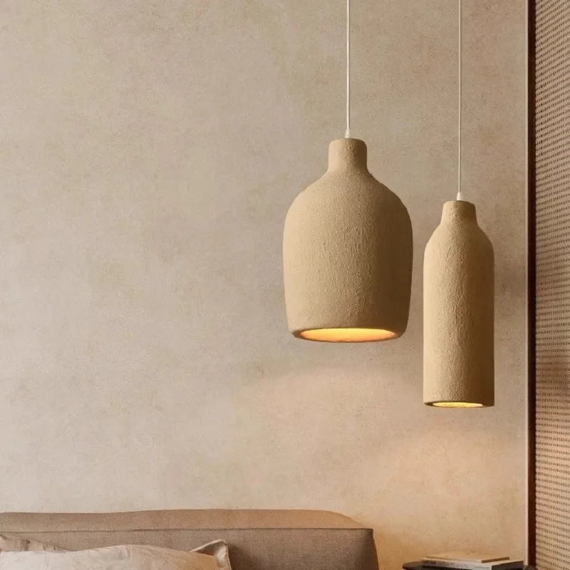 Modern "Wabi-Sabi" pendant light