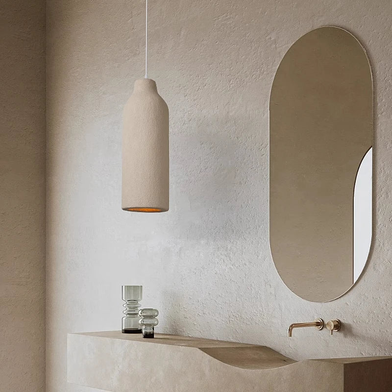 Modern "Wabi-Sabi" pendant light