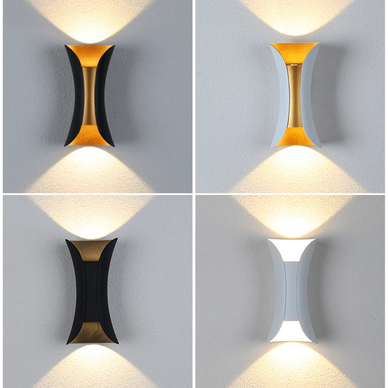 Waterproof outdoor wall lights
