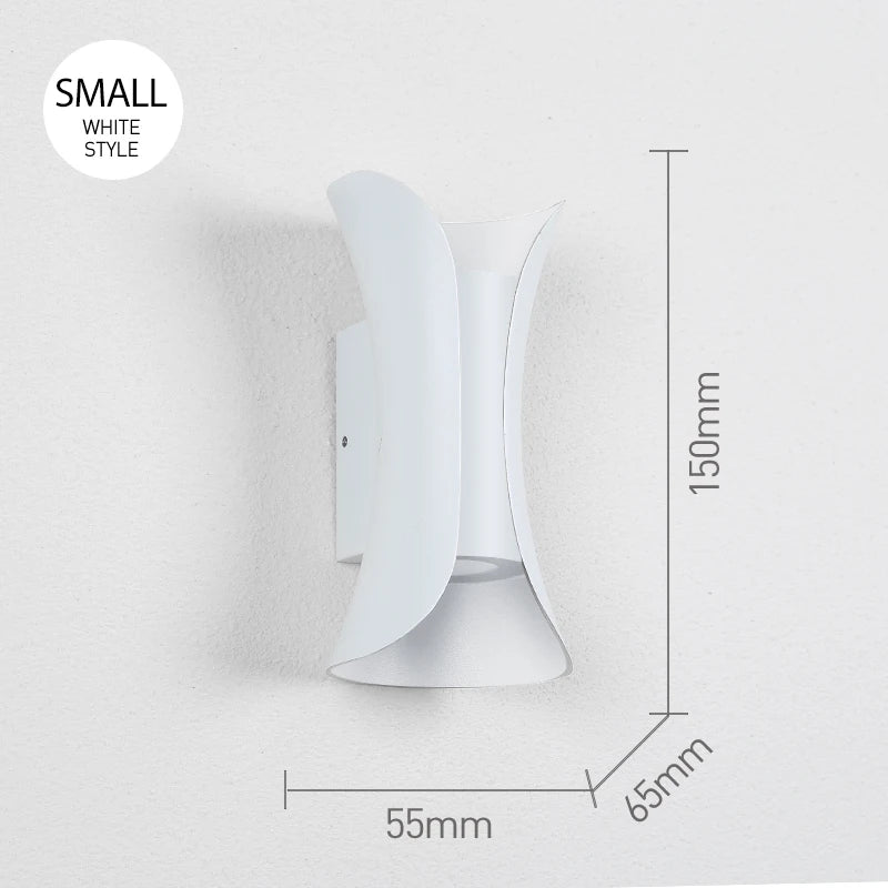 Waterproof outdoor wall lights