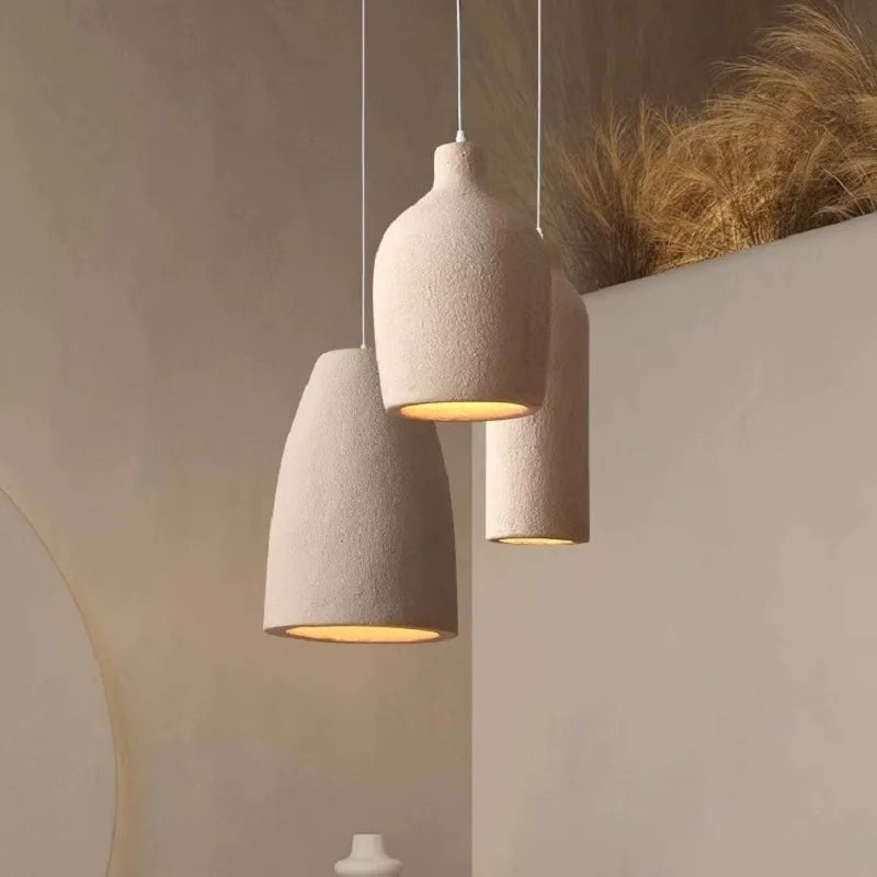 Modern "Wabi-Sabi" pendant light