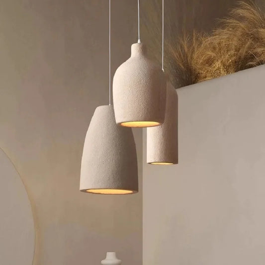 Modern "Wabi-Sabi" pendant light
